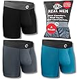 Real Men Bulge Enhancing Pouch Underwear for Men – 1, 3 and 6 Pack Set - Modal Boxer Briefs ABCD Pouch