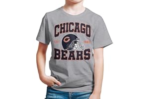 Junk Food Clothing x NFL - Team Helmet - Kids Short Sleeve Fan Shirt for Boys and Girls - Officially Licensed NFL Apparel