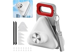 YXYDUM Adjustable Magnetic Window Cleaner,Windshield Cleaner Tool Magnetic,Double-Sided Window Cleaner Glass Tool, High Rise and Car,Window Cleaner with Anti Falling Rope