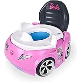 Barbie™ Convertible Car Potty Training Toilet, Includes Detachable Toddler Toilet Seat and Kids Potty, Ages 12 Months and Up, Pink