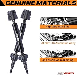 Rcawd Full Aluminum Cvd Slider Set: 4X4 Mega Blx