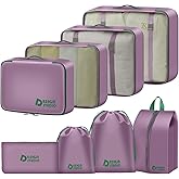 8 Set Packing Cubes for Travel Suitcase Organizer Bags Luggage Packing Cubes Set Travel Essentials Accessories Gifts for Women