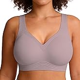 Soft Intention Jelly Wireless Bra Seamless Push Up Full Coverage Supportive Everyday Sport T-Shirt Bra Regular & Plus Size
