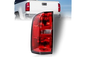 Nakuuly Tail Light Assembly Compatible With 2015-2022 Chevy Colorado Factory Style Left Driver Side Taillight Brake Rear Lamp Red Clear Lens with Bulb and Harness # 84169777 GM2800270C