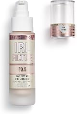Revolution IRL Filter Longwear Foundation F0.5 Fair | 23ml Matte 16hr view 2