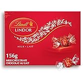 Lindt LINDOR Milk Chocolate Truffles Gift Box, 156-Gram Box, Chocolate Gift Box Perfect for Gifting