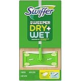 Swiffer Sweeper Dry Wet Sweeping Kit - 1 Sweeper 14 Dry Cloths 6 Wet Cloths
