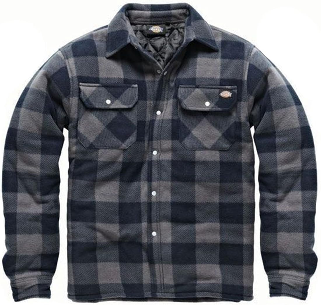 Dickies Portland Padded Shirt Fleece Workwear (SH5000) Warm Padded