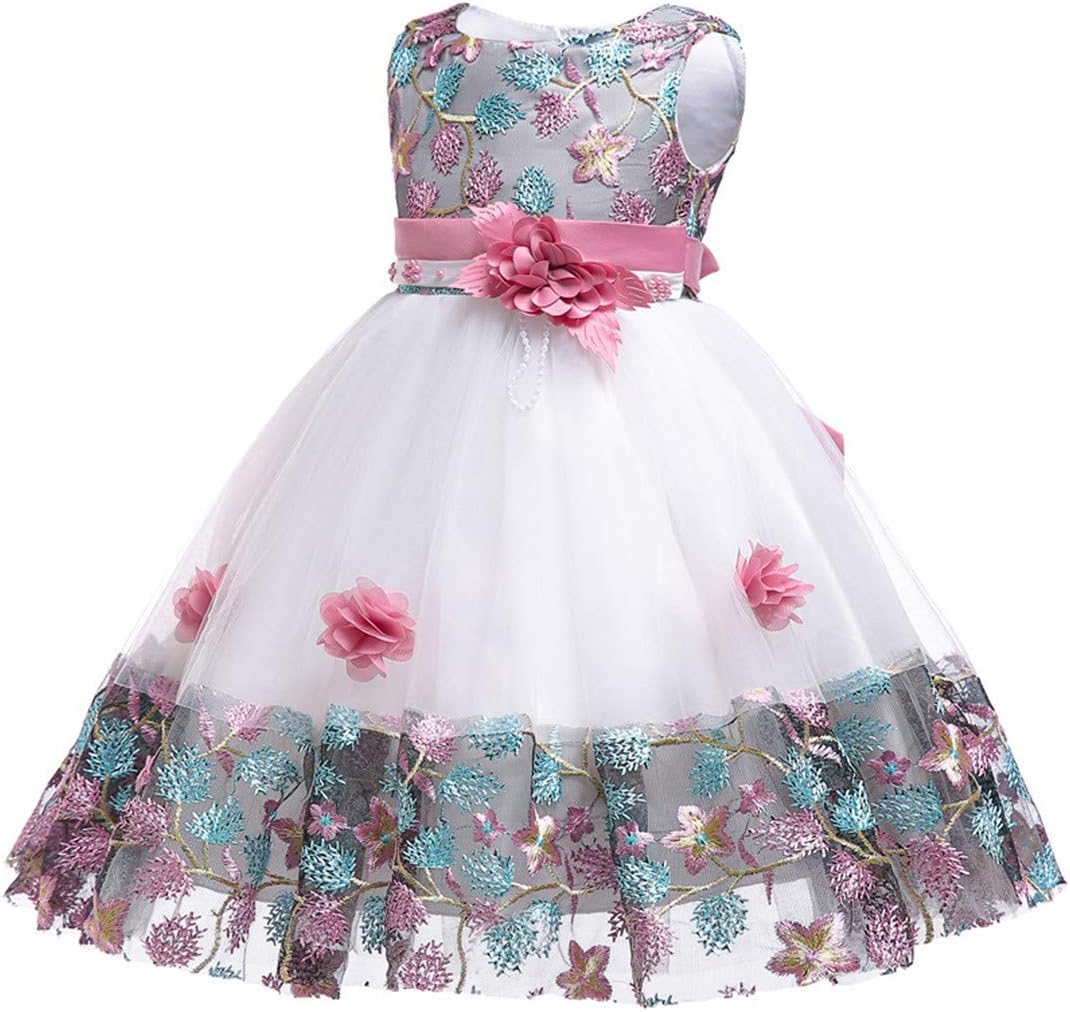 6M-9T Toddler Pageant Flower Girl Lace Dress Little Girls Party Wedding Formal Dresses