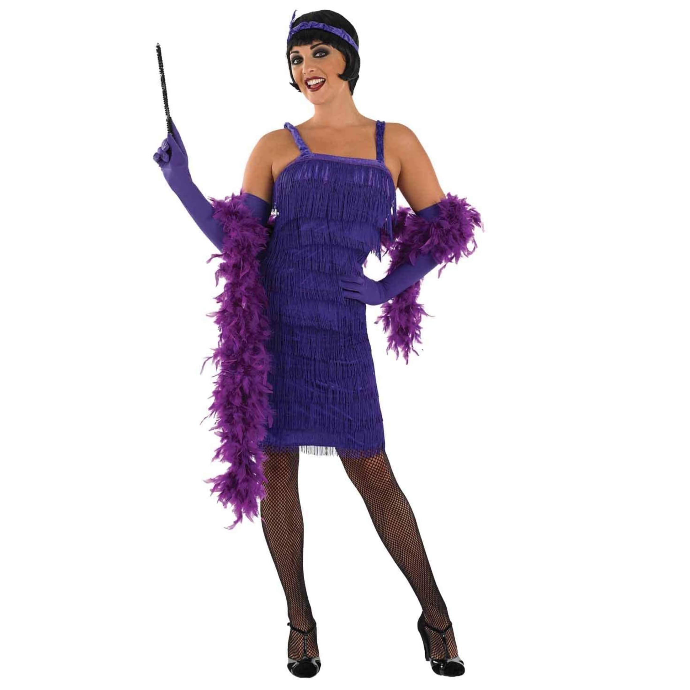 Fun Shack Purple 1920s Flapper Dress, 1920s Dresses for Women, 1920s Fancy Dress Women, 20s Style Dresses Medium