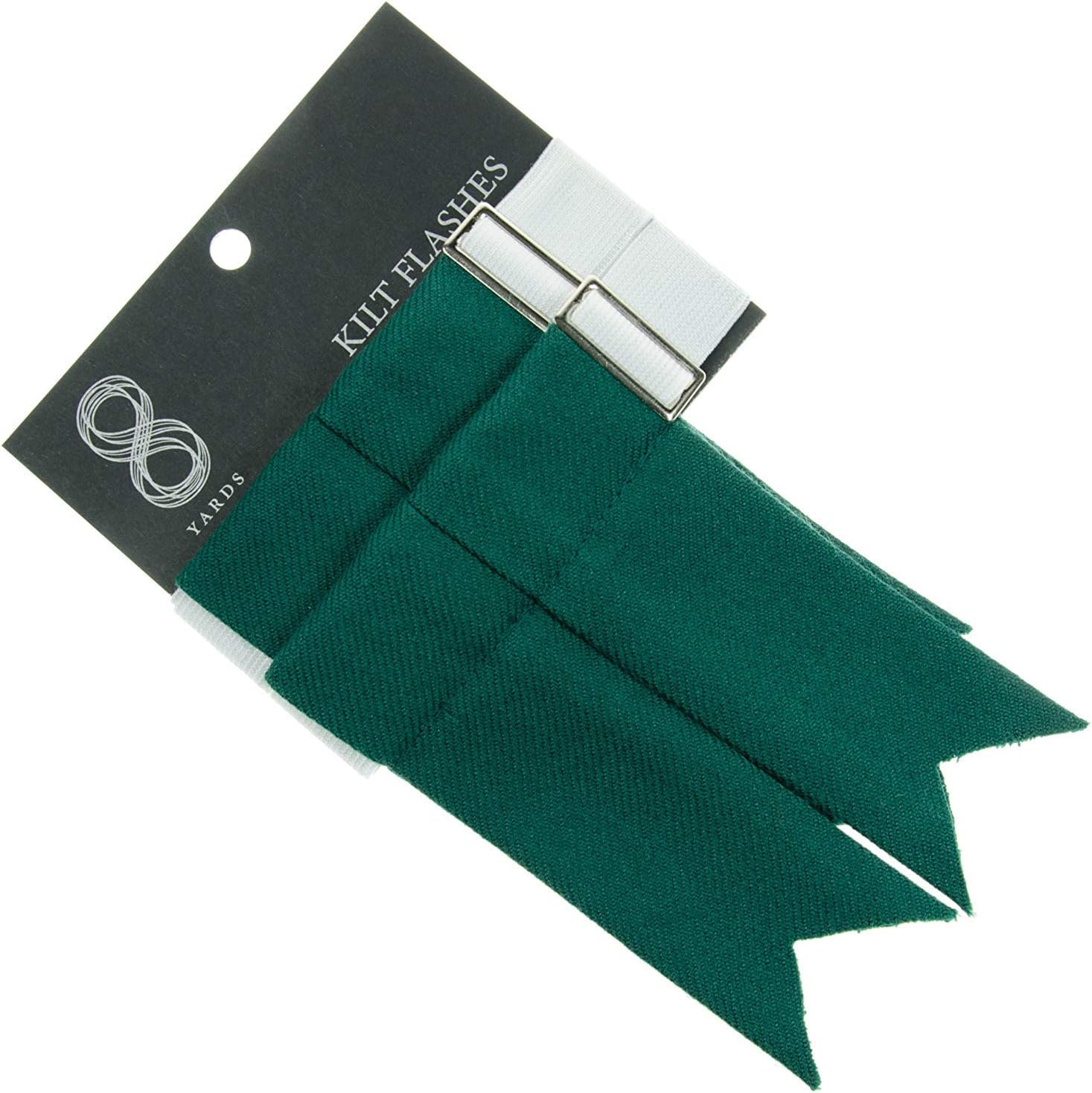 Garter Flashes, Ancient Green Wool