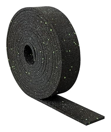 5000 x 50 x 6 mm Terrassenpads, Terrasenpad, Gummigranulat, Terrassenbau Rolle Streifen Terrasse Bautenschutzstreifen PKD 720