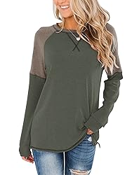 Bingerlily Women's Casual Long Sleeve Tunic Tops