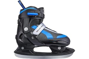 RollingBunny Adjustable Ice Skates for Kids: Ice Hockey Skates for Boy, Girl, Beginner, Youth, Junior, Suitable Outdoor and Skating
