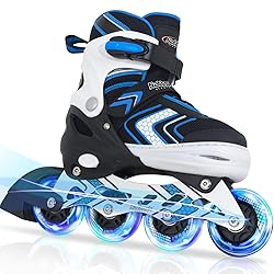 Nattork Roller Skates for Boys with Full Light up