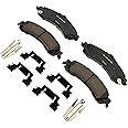 ACDelco Gold 17D834CHF1 Ceramic Rear Disc Brake Pad Set with Springs and Clips