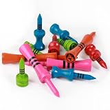 Green Swing Green Swing Bamboo Golf Tees Mixed Sizes 30pcs Full Colour Edition view 2