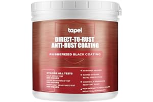 Tapel PRO Rust Encapsulator Extreme - Gloss Black 35oz - Heavy Duty Direct to Rust | No Blasting Required | 48hr Cure for Industrial-Grade 5X Protection | Marine/Automotive/Structural Steel Defense