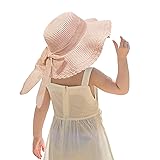 Kunyeah Kids Girl Summer Straw Hat Foldable Wide