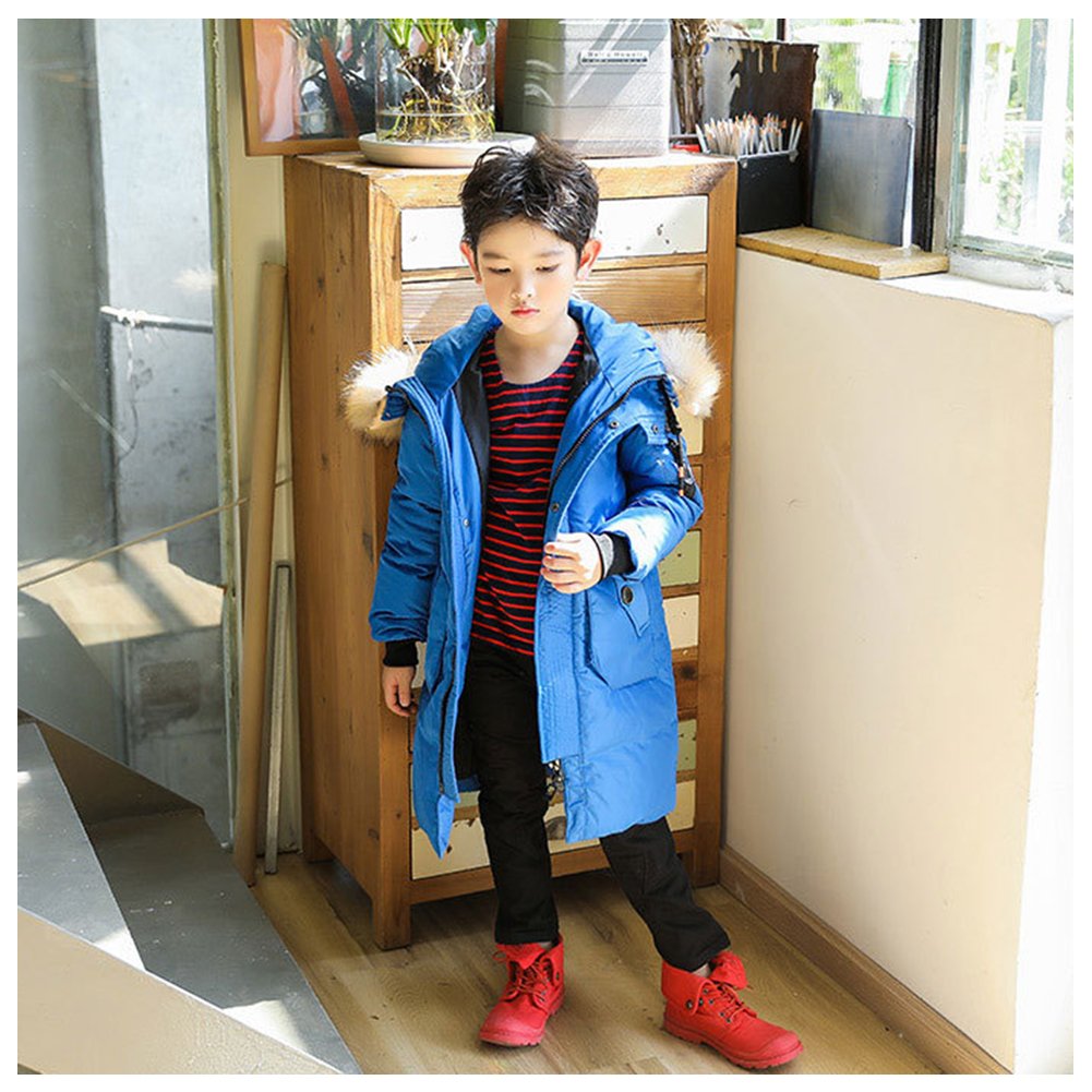 doudoune capuche fourrure garcon