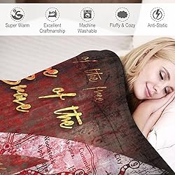 LJHFDM Atlanta Baseball Throw Blanket Lightweight
