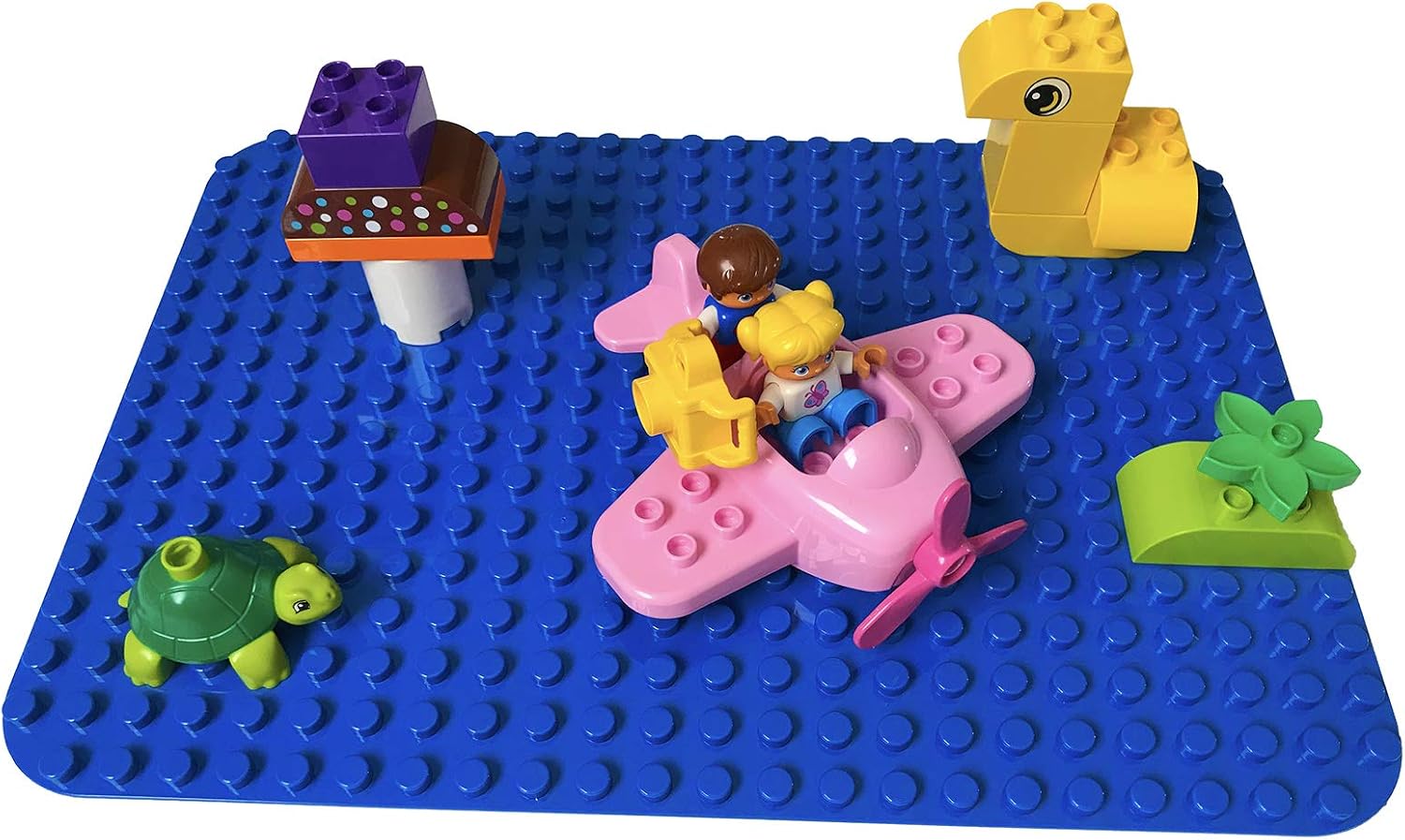 APOSTROPHE Games Building Block Base Plates for Large Blocks 38.1 cm x 26.7 cm Assorted Colors - Image 4