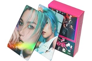 PYAJUU Stray Kids Album Card Kpop Stray Kids Photocard 55pcs Stray Kids Rock Star Laser Photocard 樂-STAR Album Photocards Kpop Lomo Cards Stray Kids Merch