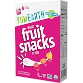 YumEarth Organic Tropical Fruit Snacks, 0.7oz Snack Packs (Pack of 5) | Allergy Friendly, Gluten Free, Non-GMO, Vegan, Dye Free
