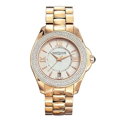 Saint Honore Women's Rose Gold Eclair Roman Numeral Oman Ubuy