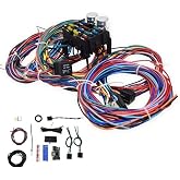 A-Team Performance 12-Circuit Universal Automotive Wiring Harness Kit - 12 Circuits Pre-Wired Fuse Block &amp; Labeled Long Wires - Horn Relay, Headlight Relay &amp; Turn Signal Wiring Kit