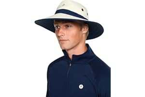 COOLIBAR Wide Brim Golf Hat - UPF 50+ Sun Protection - Matchplay