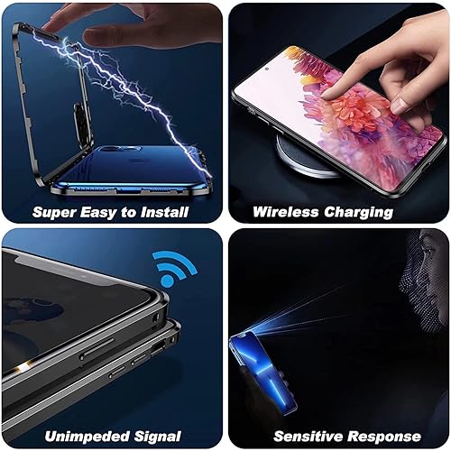 Magnetic Case for Samsung Galaxy Note 10 Plus Cover, 360° Full