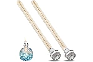 2 Pcs Oil Lamp Wicks with Catalytic Burner, 5.7 Inch Fragrance Oil Lamp Wick Replacement, Air Control, for Catalytic Burner D