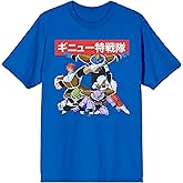 Dragon Ball Z Group Pose Adult Royal Blue Crew Neck Short Sleeve T-Shirt