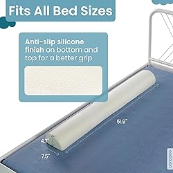 BANBALOO 2 Pack Bed Bumper for Toddlers 53" | Foam