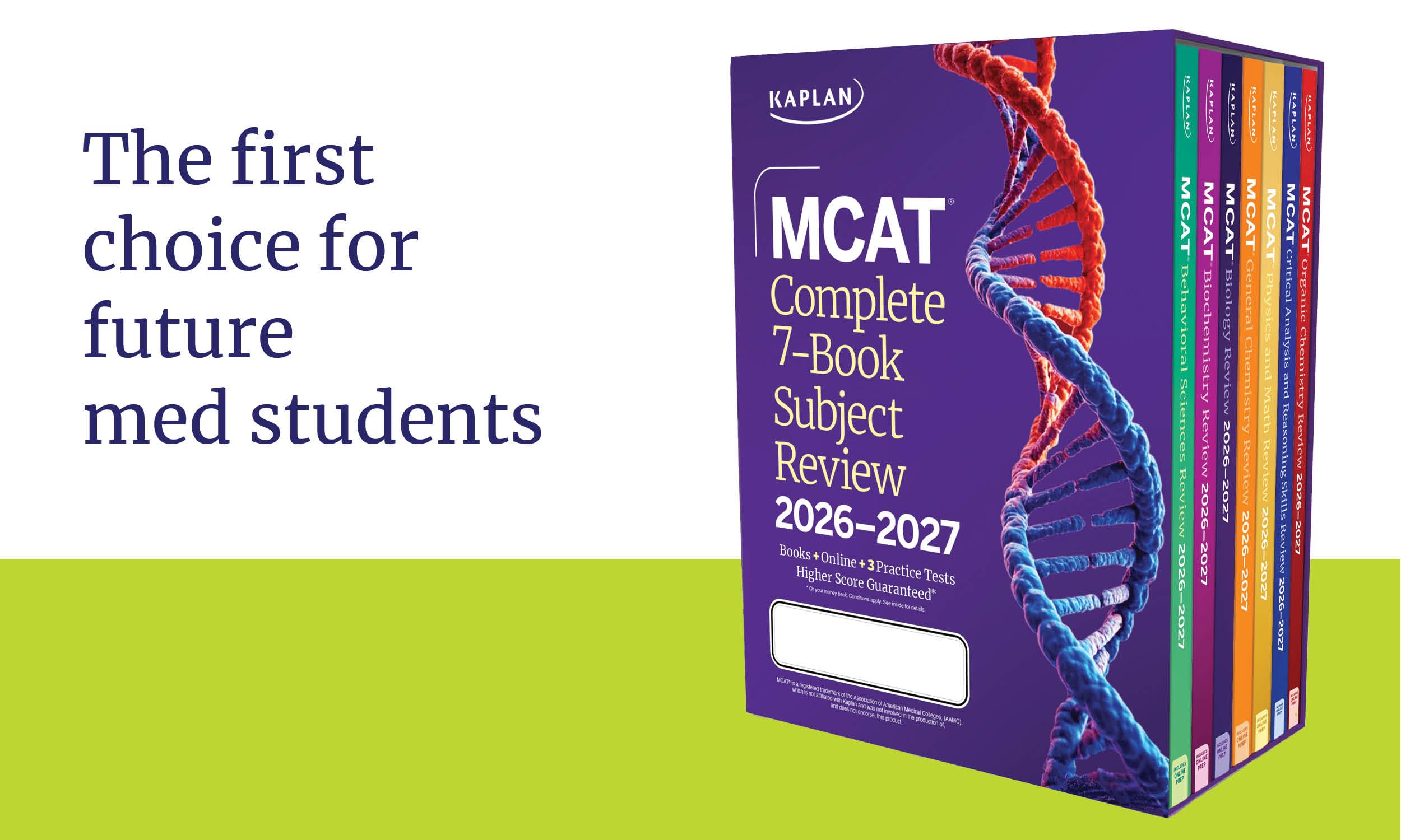 MCAT Complete 7-Book Subject Review 2026-2027, Set Includes Books, Online Prep, 3 Practice Tests (Kaplan Test Prep) MCAT Complete 7-Book Subject Review 2026-2027, Set Includes Books, Online Prep, 3 Practice Tests (Kaplan Test Prep) Paperback