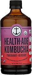 Health Ade, Kombucha Pomegranate 16Fz Organic, 16 Fl Oz