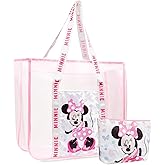 Get Trend Tote Bag for Women Teens Mesh Beach Bag Travel Bags with Small Pouch