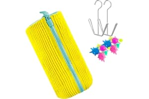 Mowtential Shoe Washing Machine Bag（2 Pack）- Reusable Shoe Washing Machine Bag, With 2 Drying Racks 12 Cleaning Ball, Sneaker Tennis Cleaner Kit, Quick Clean for Busy Families-Yellow