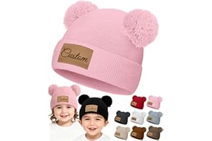 Personalized Baby Beanie Custom Knitted Winter Hat with Name for Infants, Toddlers, Moms, Boys, Girls