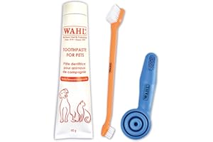 Wahl Canada 3-Piece Dental Cleaning Kit, Dog Dental Teeth Care, Easy Teeth Brushing, Fast Teeth Brushing, Toothbrush for Dogs