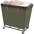 StorageWorks 320L Laundry Basket with Wheels, Extra Large Rolling Hampers for Clothing Organizer, Dirty Clothes Basket for Hote, Home, Closet, Dorm, Green