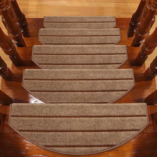 Amazon De Einfache Streifen Treppen Teppich Soft Rutschfest