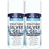 My Doctor Suggests Colloidal Silver Gel Extra Strength - 35ppm Activated Colloidal Silver Gel for Maximum Potency - Made in USA - Structured Formula in a Convenient 2 Pack