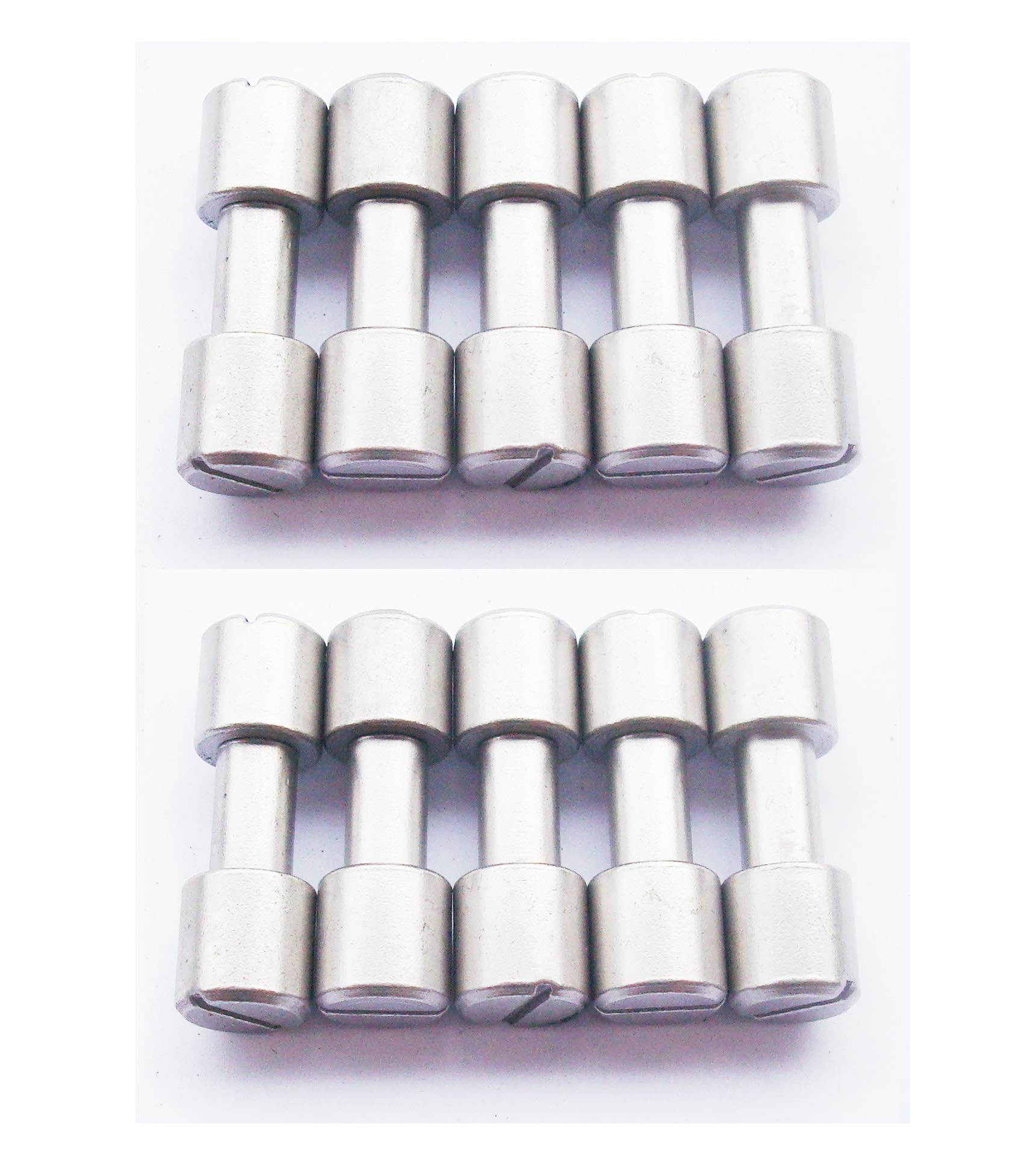 Stainless Steel Corby Bolts Fasteners, EDC Knives Maker Pivot Pin Rivets,DIY Knife Handle Studs Screws,Pack of 10 (8mm)