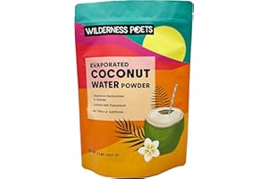 Wilderness Poets, 100% Evaporated Coconut Water Powder - No Maltodextrin, No Fillers, No Additives - 1 Ingredient - Instant Mix (32 Ounce)