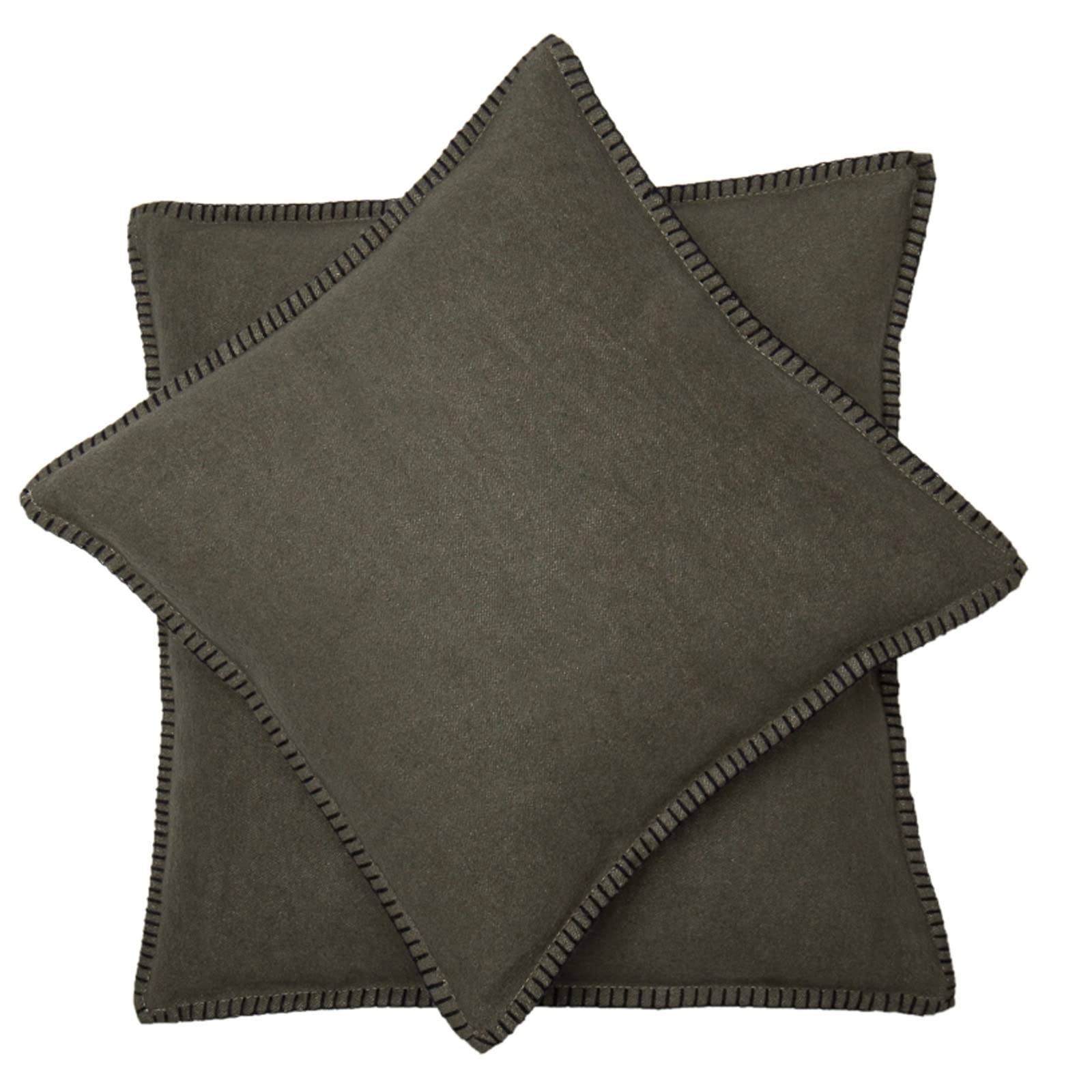 David Fussenegger Cushion Cover Army Decorative Cushion Made of Cotton Fluffy Soft 50 x 50 cm