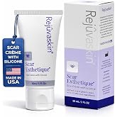 Rejuvaskin Esthetique Scar Cream with Silicone, 23 Effective Ingredients, Improves New and Old Scars, 30 ml