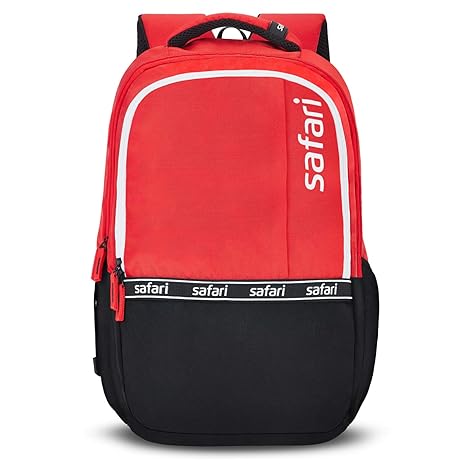safari red backpack