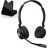 Jabra Engage 75 Wireless Headset, Stereo &ndash; Telephone Headset with Industry-Leading Wireless Performance, Advanced Noise-Cancelling Microphone, All Day Battery Life